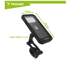 Trizand vandeniui atsparus telefono laikiklis dviračiui