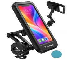 Trizand vandeniui atsparus telefono laikiklis dviračiui