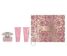 Kvepalų rinkinys moterims Versace Bright Crystal (EDT, 50 ml + kūno losjonas 50 ml + dušo želė, 50 ml)