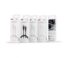 XO kabelis NB265 USB - Lightning 1,0 m 2,4 A baltas