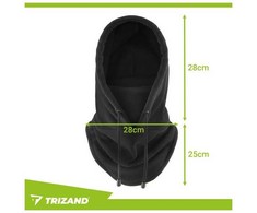 Winter scarf - juodas Trizand 26127