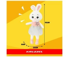 Bunny stuffed animal 45cm Kruzzel 26761