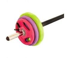 Body Pump spalvotas aerobikos komplektas Prove 20kg (METALAS TRAUKTAS GUMA)