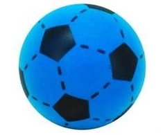 Hot Sports Futbolo kamuolys mėlynas/juodas (Paraloninis)