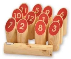 Hot Sports Lauko žaidimas Viking Number Kubb