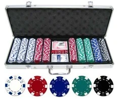 Hot Sports Pokerio žetonų rinkinys Poker Set 500