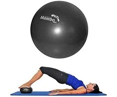 MOVES Kamuolys mankštai 21-23 cm, juodas, Mambo Max pilates