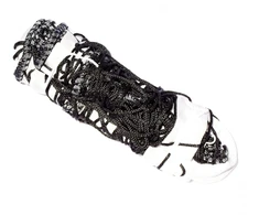 Netex Tinklinio tinklas PP3mm 9,5x1m (juodas su trosu)