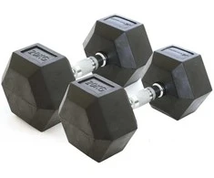 Provesport Hexagon šešiakampis hantelis 20kg (1vnt)