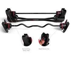 Reguliuojamo svorio tiesus ir lankstytas grifas BOWFLEX SelectTech 2080