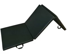 Sulankstomas gimnastikos čiužinys Prove PVC 180x60x5cm (pilkas)