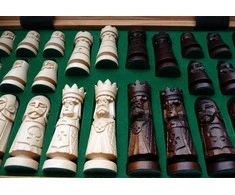 Provechess Šachmatai Castle Big 600x300x70mm, karalius 120mm