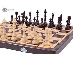 Provechess Šachmatai Club 480x240x30mm, karalius 100mm