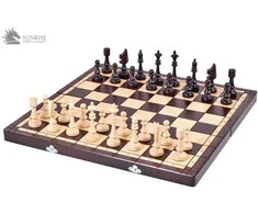 Provechess Šachmatai Club 480x240x30mm, karalius 100mm
