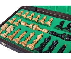 Provechess Šachmatai Indian Small 480x240x60 mm, Karalius 100mm