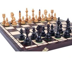 Provechess Šachmatai Indian Small 480x240x60 mm, Karalius 100mm