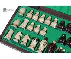 Provechess Šachmatai King's Big 440x220x60mm, karalius 75mm