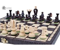 Provechess Šachmatai King's Medium 360x180x50mm, karalius 60mm