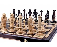 Provechess Šachmatai Royal DE LUX 650x325x80mm, karalius 130mm