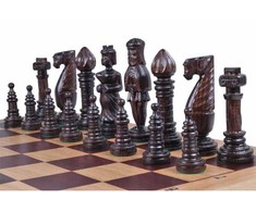 Provechess Šachmatai Royal OAK 650x325x80mm, karalius 150mm ąžuoliniai (Ekskliuzyvas)