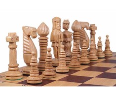 Provechess Šachmatai Royal OAK 650x325x80mm, karalius 150mm ąžuoliniai (Ekskliuzyvas)
