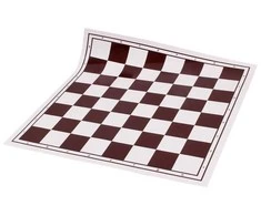 Provechess Šachmatų ir šaškių lenta suvyniojama 43x43cm
