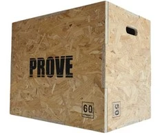 Šuolių platforma PlyoBox Prove Wooden 3in1 50x60x75cm