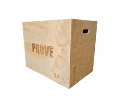 Šuolių platforma PlyoBox Prove Wooden 3in1 50x60x75cm