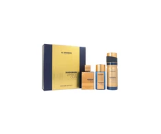 Al Haramain Amber Oud Bleu Edition rinkinys: 75ml EDP purškiklis + 30ml EDP purškiklis + 200ml dezodorantas