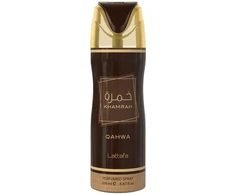 Lattafa Khamrah Qahwa Perfumed Dezodorantas Purškiklis parfumuotas dezodorantas, 200 ml