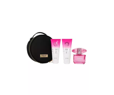Set Versace Bright Crystal Absolu EDP 90ml + Losjonas kūnui 100ml + Dušo želė 100ml + Cosmetics Bag
