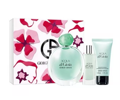Armani Acqua di Gio rinkinys parfuminio vandens purškiklis 100ml + kūno losjonas 50ml + kvepalų vandens purškiklis 15ml