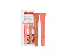 Rinkinys „Clarins Lip Perfector Duo“ – 05 „Candy Simmer“ 12 ml + 06 „Rosewood Simmer“ 12 ml