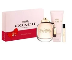 Rinkinys „Coach New York For Women“ EDP 90 ml + EDP 7,5 ml + Kūnui skirtas losjonas 100 ml