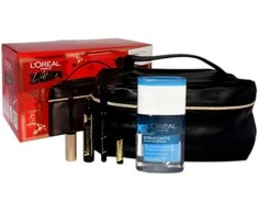 L OREAL L~OREAL SET (MASCARA VOLUMINOUS EXTRA Juodas+ PERFECT SLIM SUPERLINER +EYE MAKEUP REMOVER 125ML+ KOSMETYCZKA)