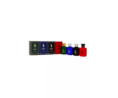Set Ralph Lauren Polo Collection Žalias EDT 15ml + Mėlyna EDT 15ml + Raudona EDT 15ml + Juodas EDT 15ml