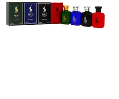 Set Ralph Lauren Polo Collection Žalias EDT 15ml + Mėlyna EDT 15ml + Raudona EDT 15ml + Juodas EDT 15ml