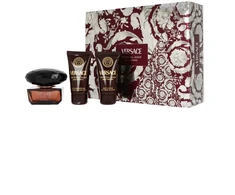 Set Versace Crystal Noir EDP 50ml + Losjonas kūnui 50ml + Dušo želė 50ml