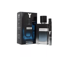 Set Yves Saint Laurent: Y Eau De Parfum For Men, 100 ml + Y Eau De Parfum For Men, 10 ml
