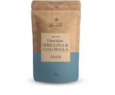 Grasole HAWAIIAN SPIRULINA &amp; CHLORELLA, supermaisto mišinys, 90 g.
