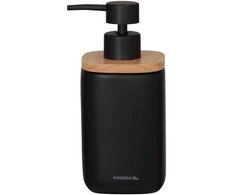 Pastatomas skysto muilo dozatorius 200 ml Sealskin Mind, juodas
