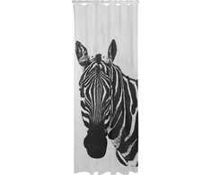 Vonios dušo užuolaida Sealskin Zebra, juoda/balta(180x200)