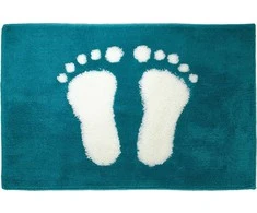 Vonios kilimėlis Sealskin Amy, 60 x 90 cm, melsvas