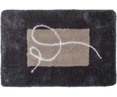 Vonios kilimėlis Sealskin Carcassonne, 60 x 90 cm, pilkas