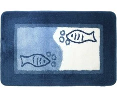 Vonios kilimėlis Sealskin Marina, 55 x 85 cm, mėlynas