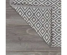 Vonios kilimėlis Sealskin Trellis, 90 x 60 cm, pilkas