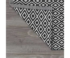 Vonios kilimėlis Sealskin Trellis, 90 x 60 cm, juodas