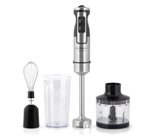 3 in 1 kompaktiškas virtuvinis kombainas (blenderis, plaktuvas, smulkintuvas) Eisenbach EB-H146, 1000W, Happy people