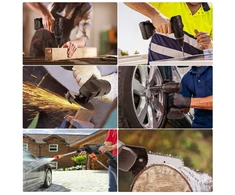 Akumuliatorinis daugiafunkcis įrankis Happy people HP-GSPro MultiTool X7 5in1, 4", 2 akumuliatoriai 88V