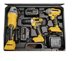 Akumuliatorinių įrankių komplektas Happy people HP-GS ToolMaster Pro TMX5 3in1, 1600 W, 320 Nm, 1/2"
